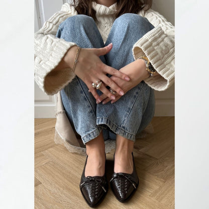 COPENHAGEN SHOES MY PARIS Ballerina 004 Dark brown