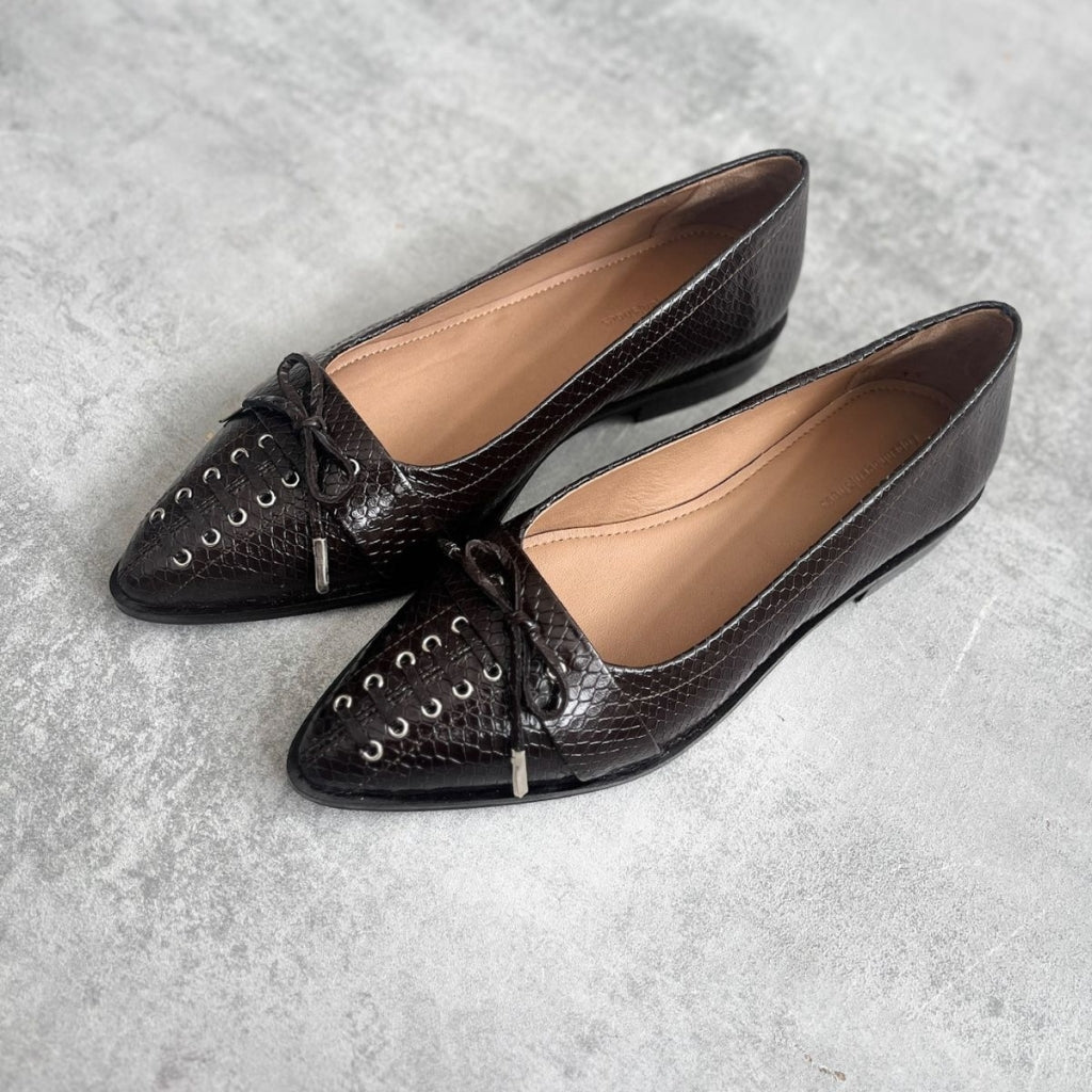 COPENHAGEN SHOES MY PARIS Ballerina 004 Dark brown