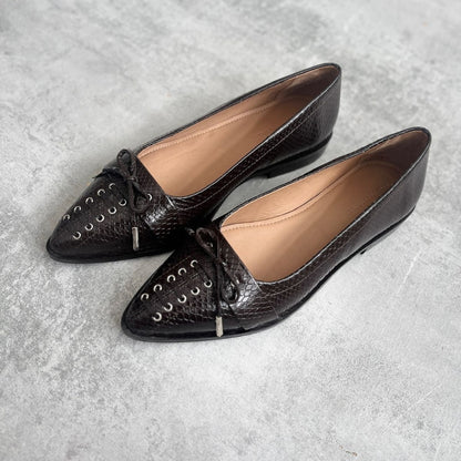 COPENHAGEN SHOES MY PARIS Ballerina 004 Dark brown