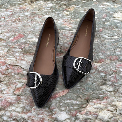 COPENHAGEN SHOES MY SUCCES Ballerina 847 Dark Brown