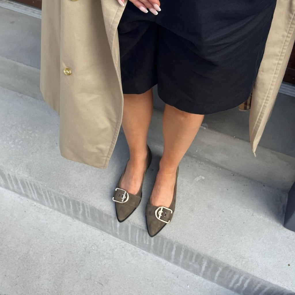 COPENHAGEN SHOES MY SUCCES S. Ballerina 099 Army
