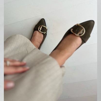 COPENHAGEN SHOES MY SUCCES S. Ballerina 099 Army