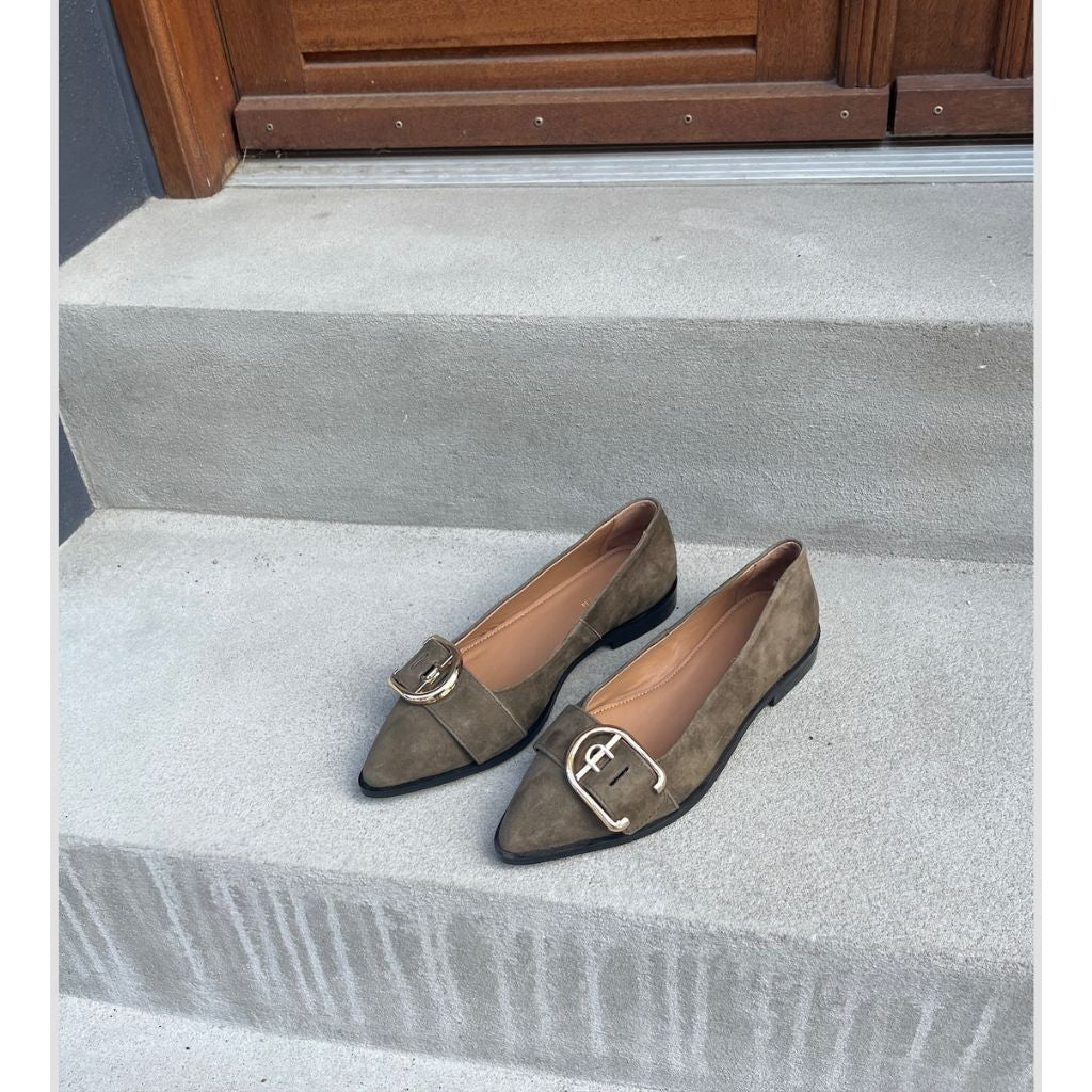 COPENHAGEN SHOES MY SUCCES S. Ballerina 099 Army