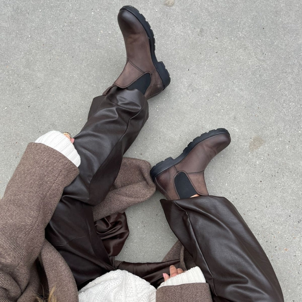 COPENHAGEN SHOES NATURE DREAM Støvler 847 Dark Brown