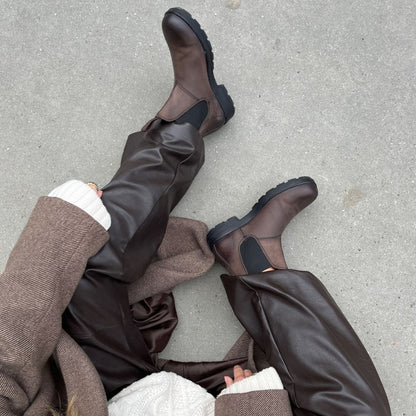 COPENHAGEN SHOES NATURE DREAM Støvler 847 Dark Brown
