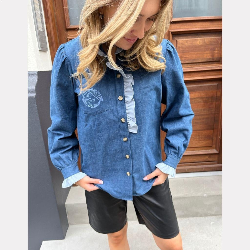 STORIES FROM THE ATELIER by COPENHAGENSHOES NATURE SHIRT SHIRT 0023 MEDIUM BLUE