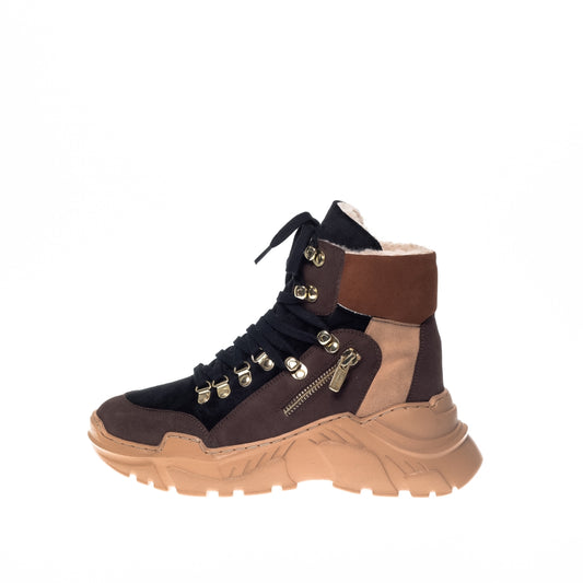 COPENHAGEN SHOES NEW KARLA-Copenhagenshoes by JosefiNE Valentin Støvler 01 Black Multi