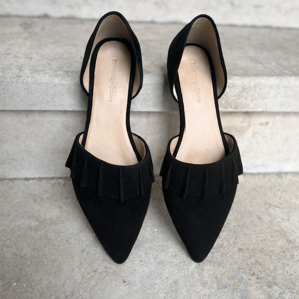 COPENHAGEN SHOES NEW ROMANCE Ballerina 0001 BLACK