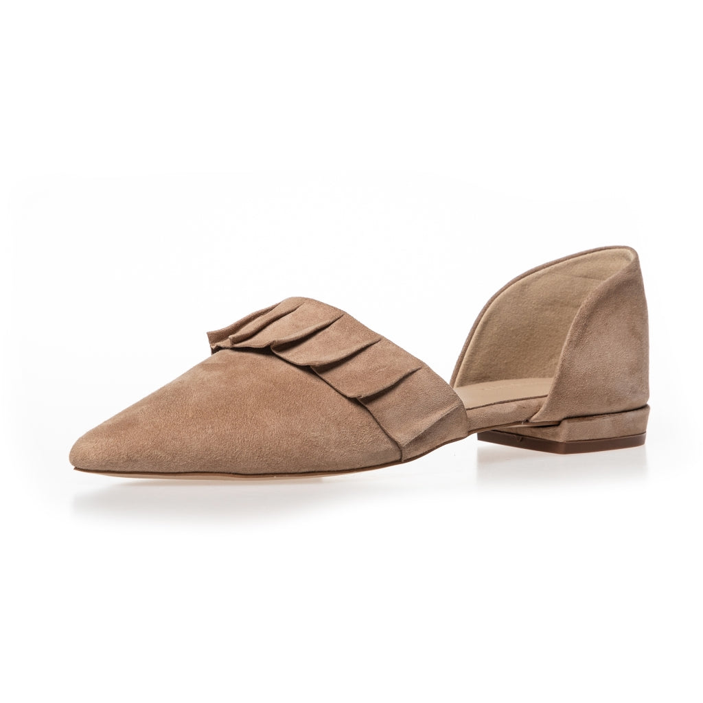 COPENHAGEN SHOES NEW ROMANCE Ballerina 00090 DARK BEIGE