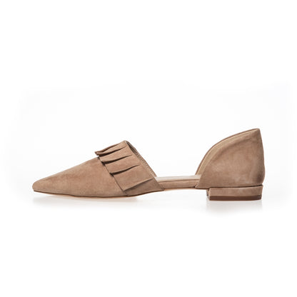 COPENHAGEN SHOES NEW ROMANCE Ballerina 00090 DARK BEIGE