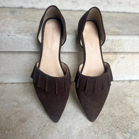 COPENHAGEN SHOES NEW ROMANCE Ballerina 004 Dark brown