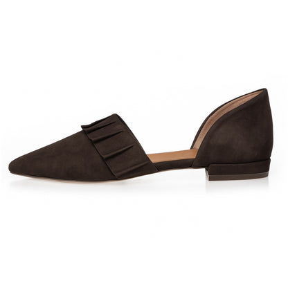 COPENHAGEN SHOES NEW ROMANCE Ballerina 004 Dark brown