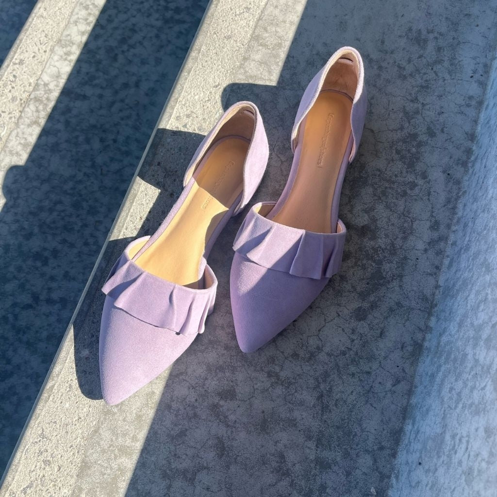 COPENHAGEN SHOES NEW ROMANCE 23 - SUEDE Ballerina 0020 IRISH
