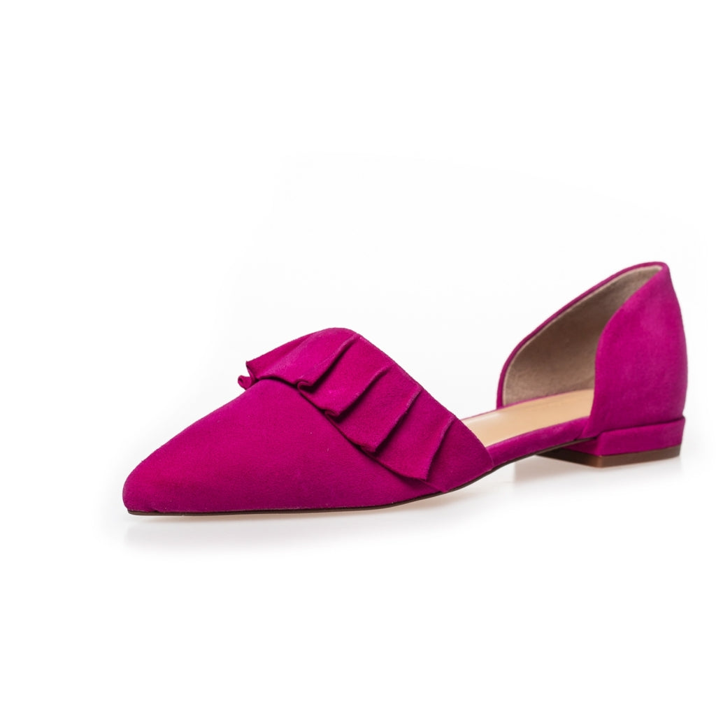COPENHAGEN SHOES NEW ROMANCE 23 - SUEDE Ballerina 0044 PINK