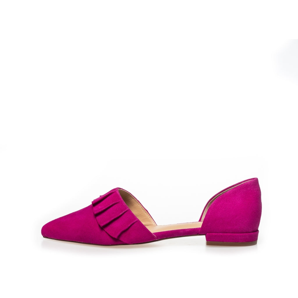COPENHAGEN SHOES NEW ROMANCE 23 - SUEDE Ballerina 0044 PINK