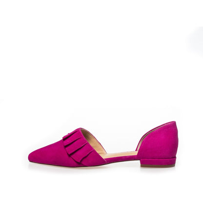 COPENHAGEN SHOES NEW ROMANCE 23 - SUEDE Ballerina 0044 PINK
