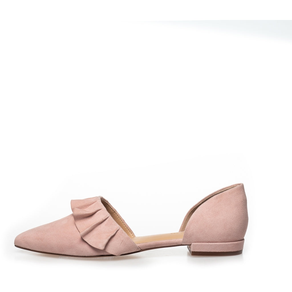 COPENHAGEN SHOES NEW ROMANCE 23 - SUEDE Ballerina 147 Rosa 