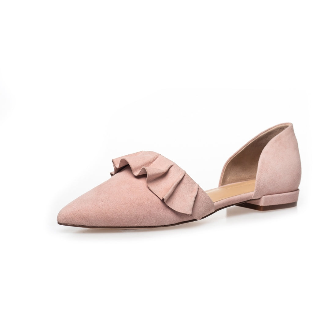 COPENHAGEN SHOES NEW ROMANCE 23 - SUEDE Ballerina 147 Rosa 