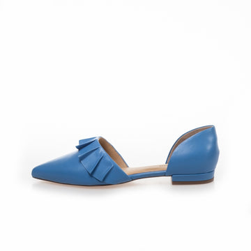 COPENHAGEN SHOES NEW ROMANCE 23 LEATHER Ballerina 1201 Electric blue