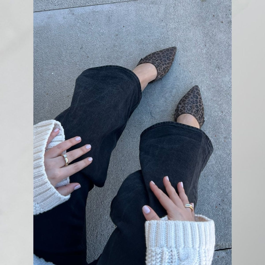 COPENHAGEN SHOES NEW ROMANCE L. Ballerina 2203 BLACK/BROWN