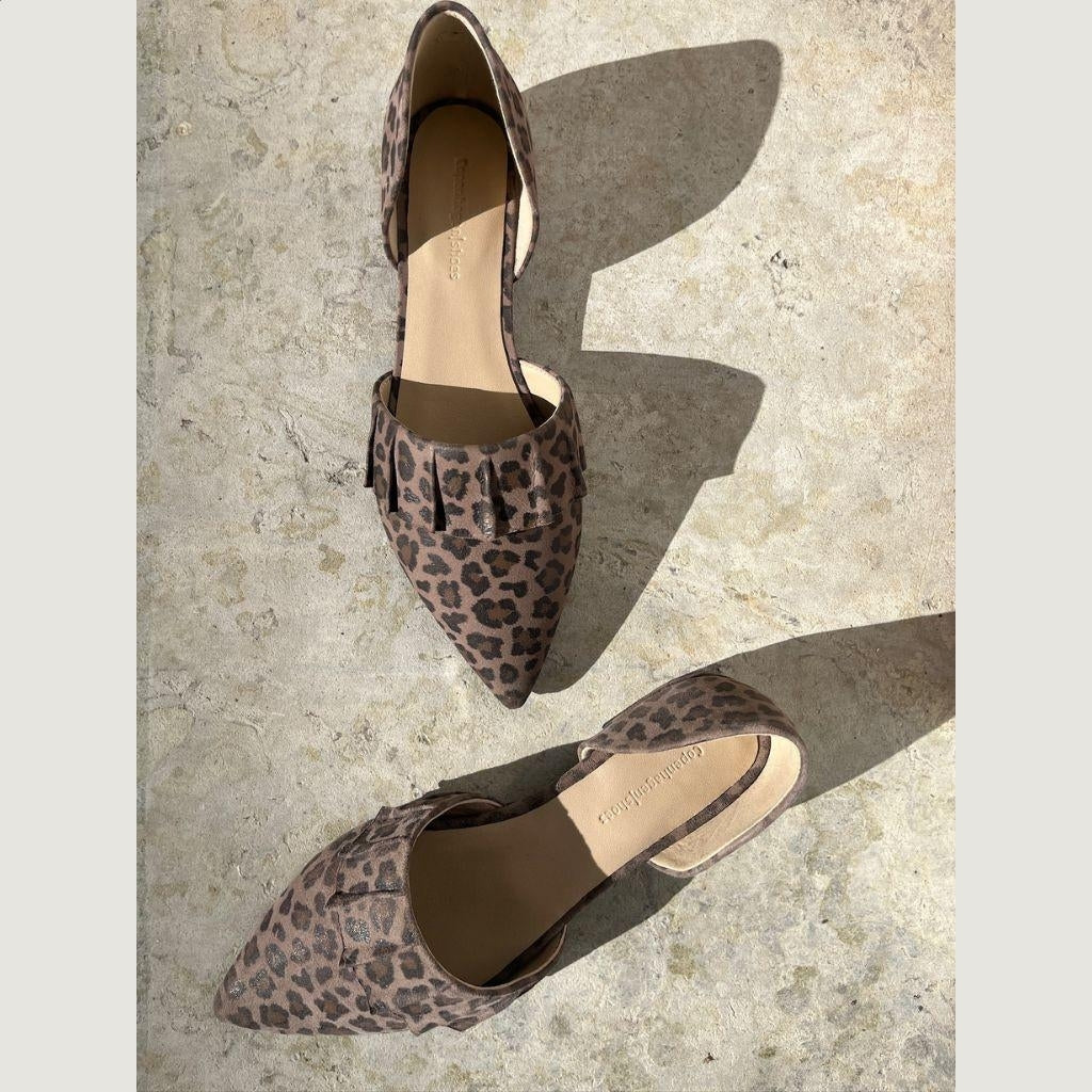 COPENHAGEN SHOES NEW ROMANCE L. Ballerina 2203 BLACK/BROWN