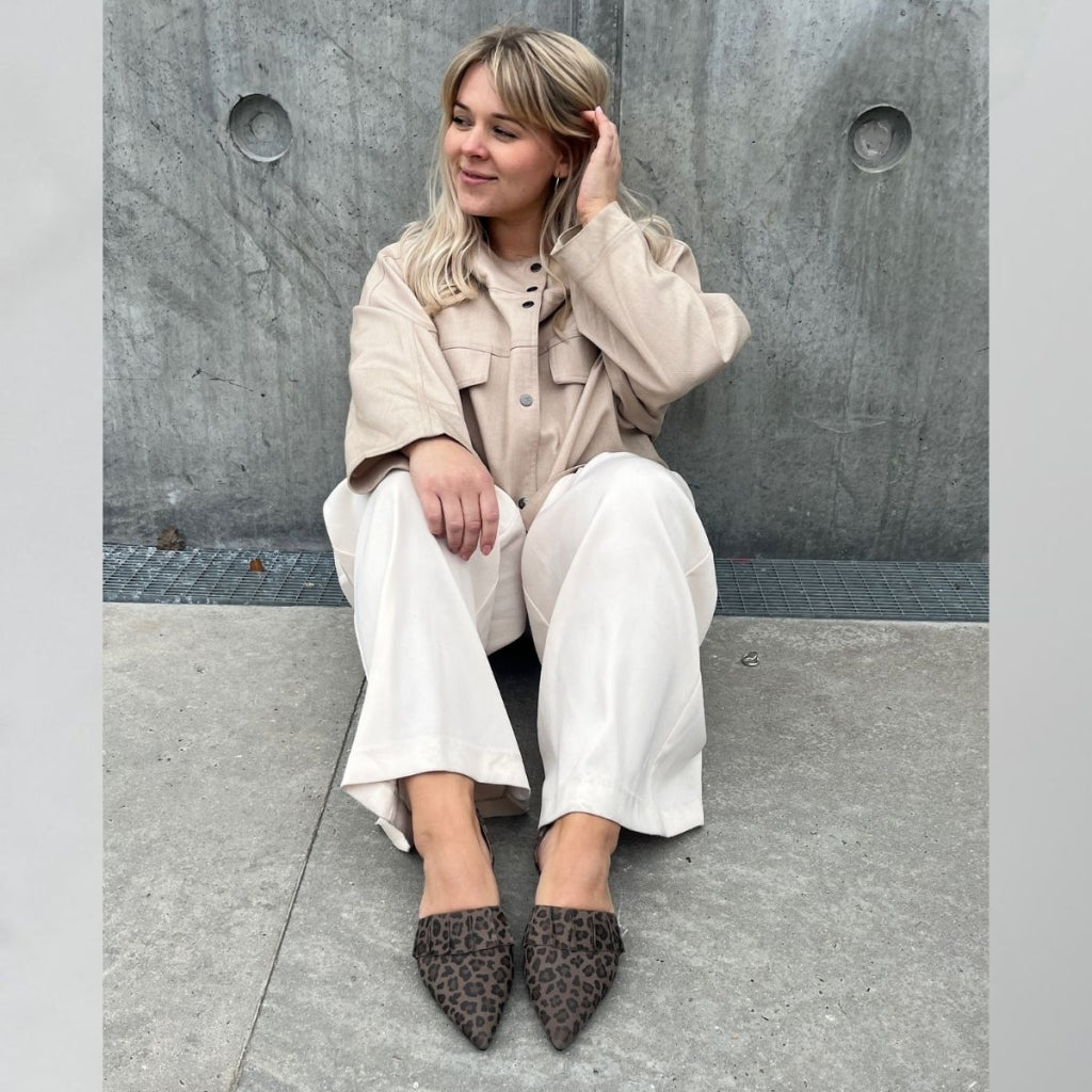 COPENHAGEN SHOES NEW ROMANCE L. Ballerina 2203 BLACK/BROWN