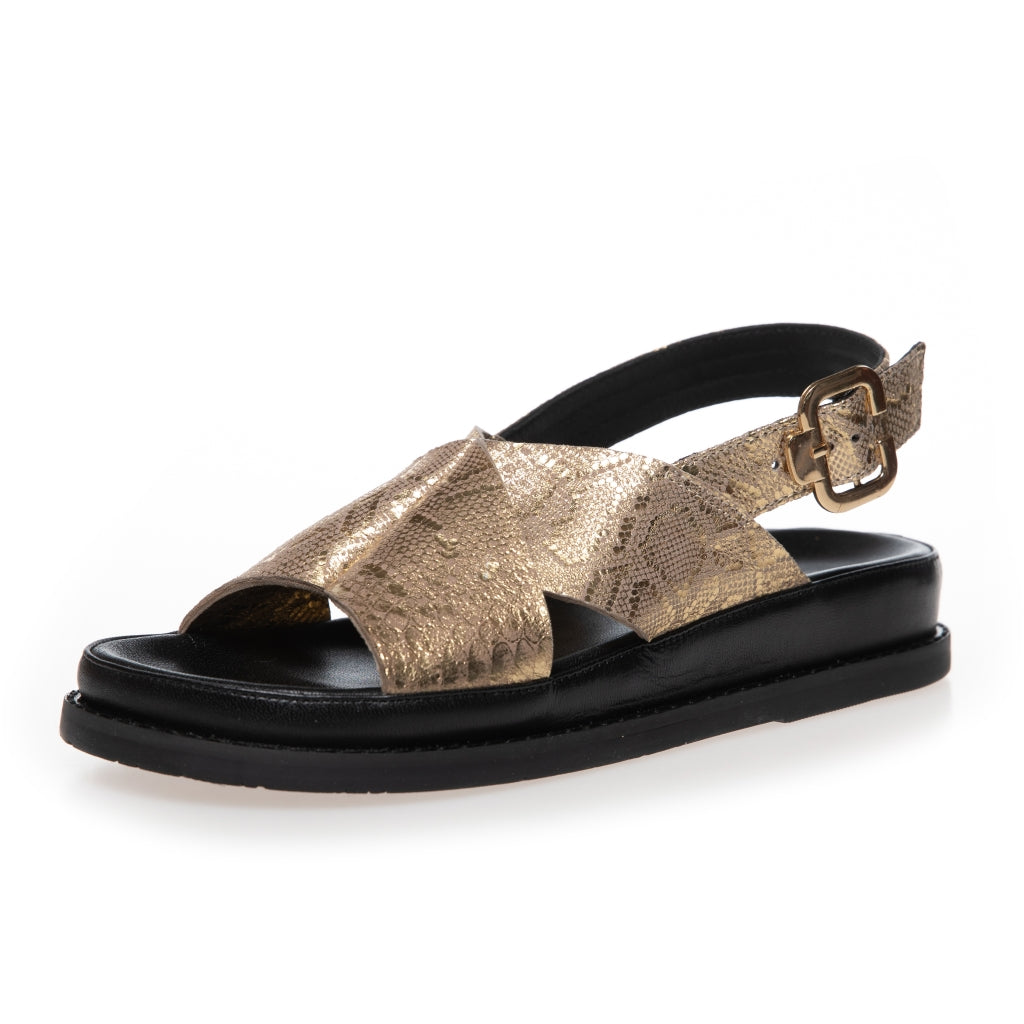 COPENHAGEN SHOES NEW STRONGER - GOLD PRINT Sandaler 0051 GOLD