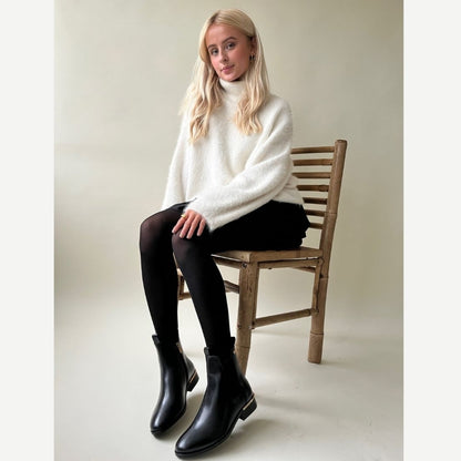 COPENHAGEN SHOES OLLIE CHELSEA Støvler 002 Black (without gold)