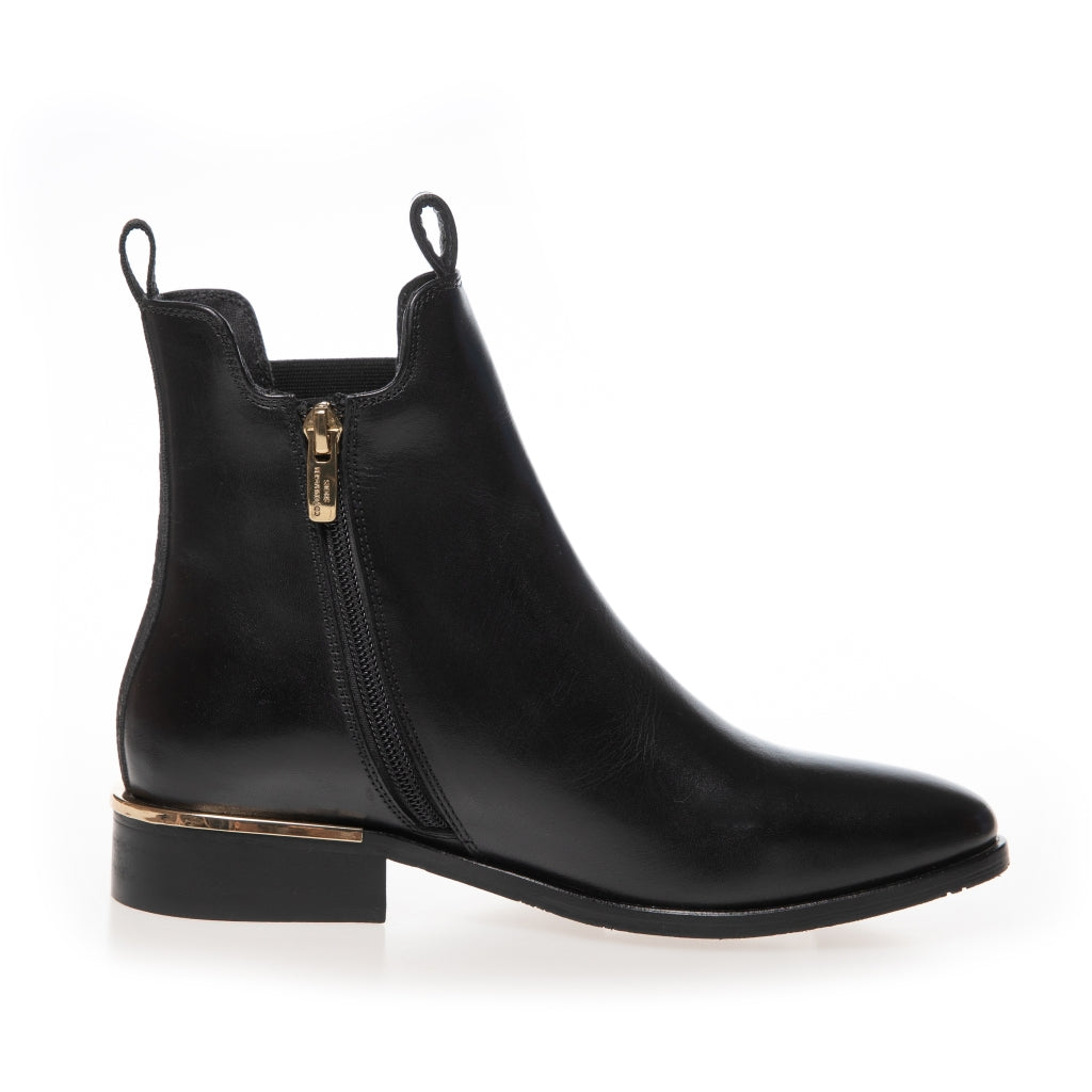 COPENHAGEN SHOES OLLIE CHELSEA Støvler 002 Black (without gold)