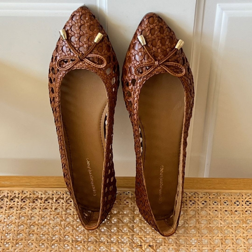 COPENHAGEN SHOES ON MY LOVE Ballerina 0241 COGNAC