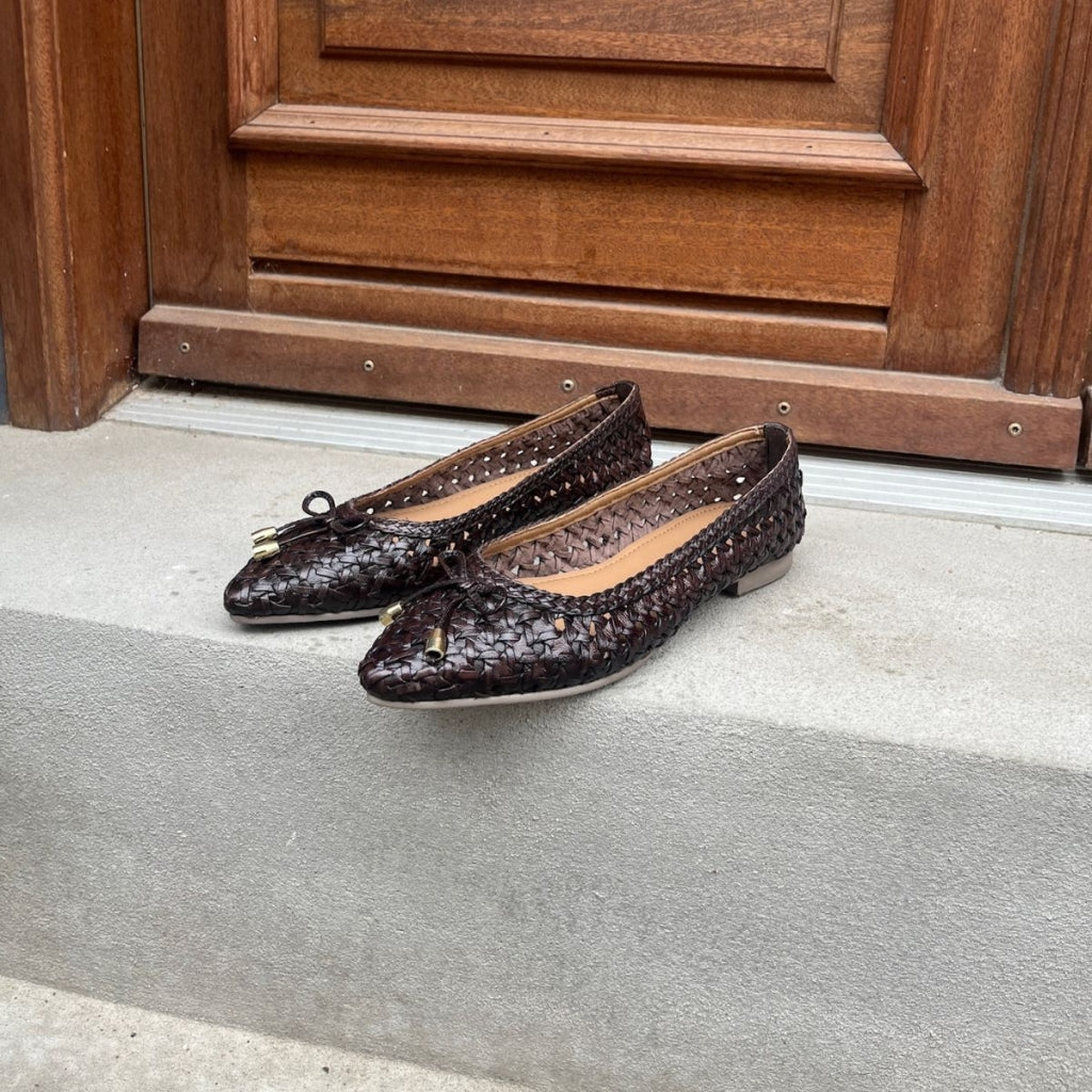 COPENHAGEN SHOES ON MY LOVE Ballerina 848 DARK BROWN (T.MORO)