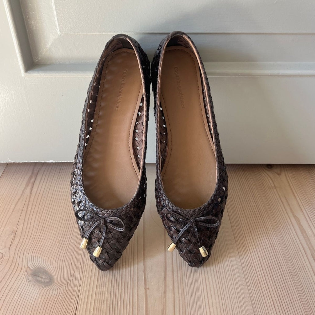 COPENHAGEN SHOES ON MY LOVE Ballerina 848 DARK BROWN (T.MORO)
