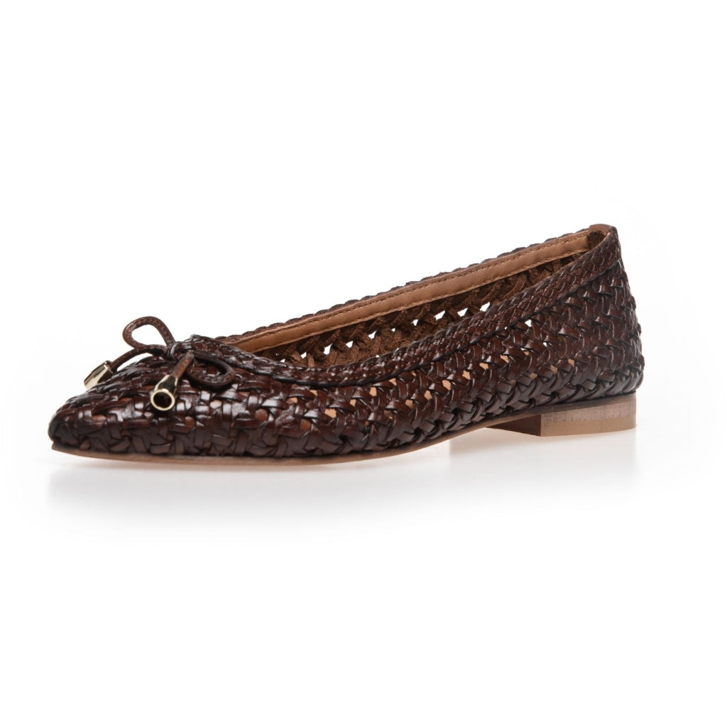 COPENHAGEN SHOES ON MY LOVE BROWN Ballerina 0012 BROWN