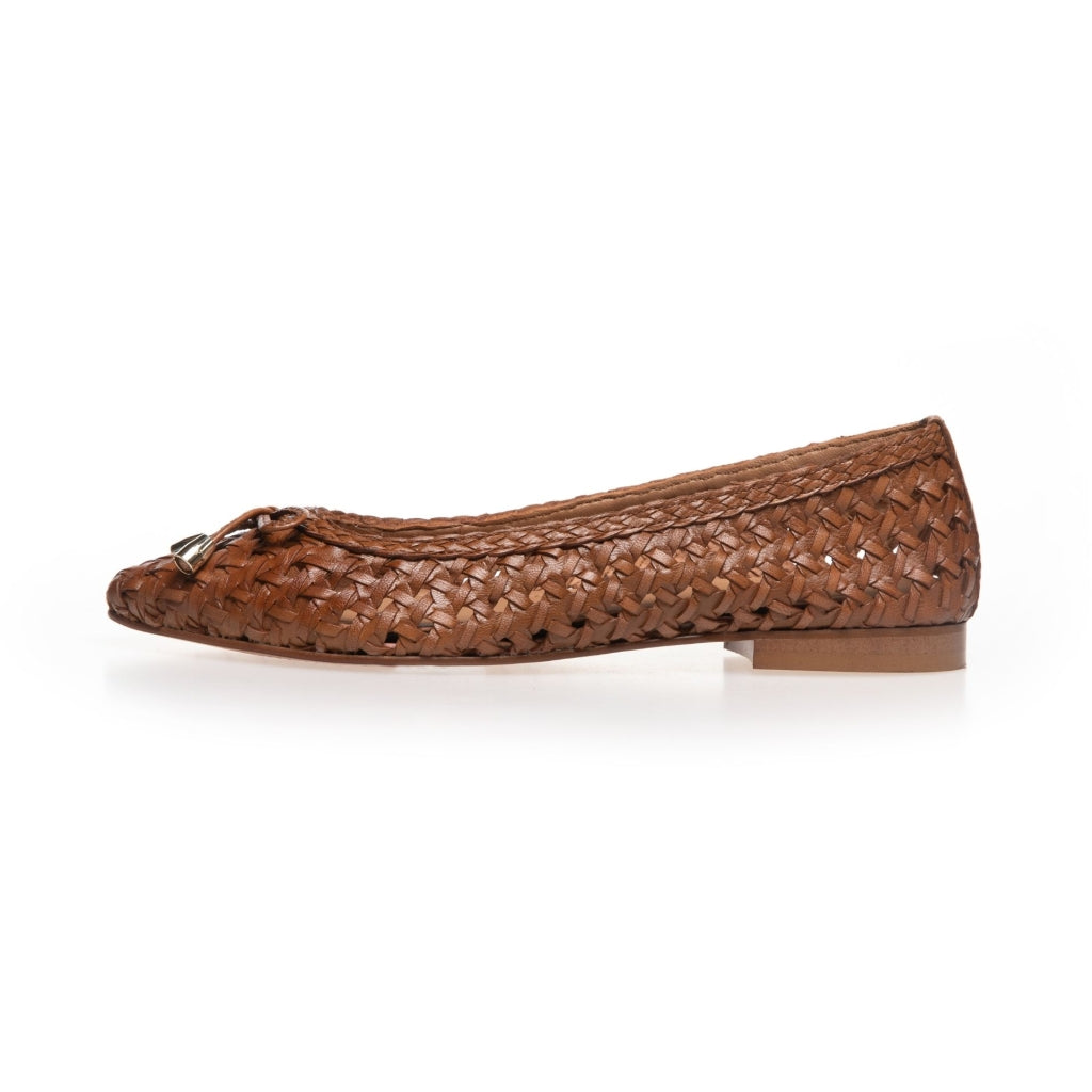 COPENHAGEN SHOES ON MY LOVE COGNAC Ballerina 0241 COGNAC