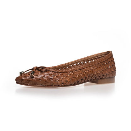 COPENHAGEN SHOES ON MY LOVE COGNAC Ballerina 0241 COGNAC