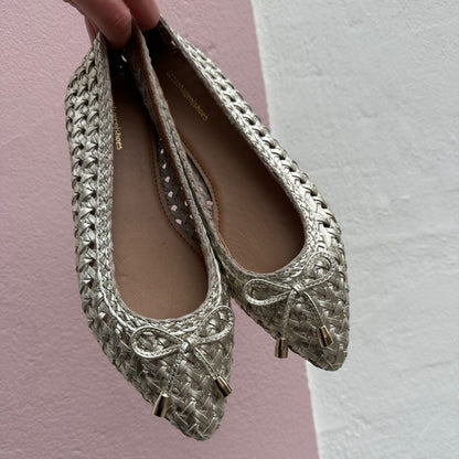 COPENHAGEN SHOES ON MY LOVE GOLD Ballerina 0051 GOLD