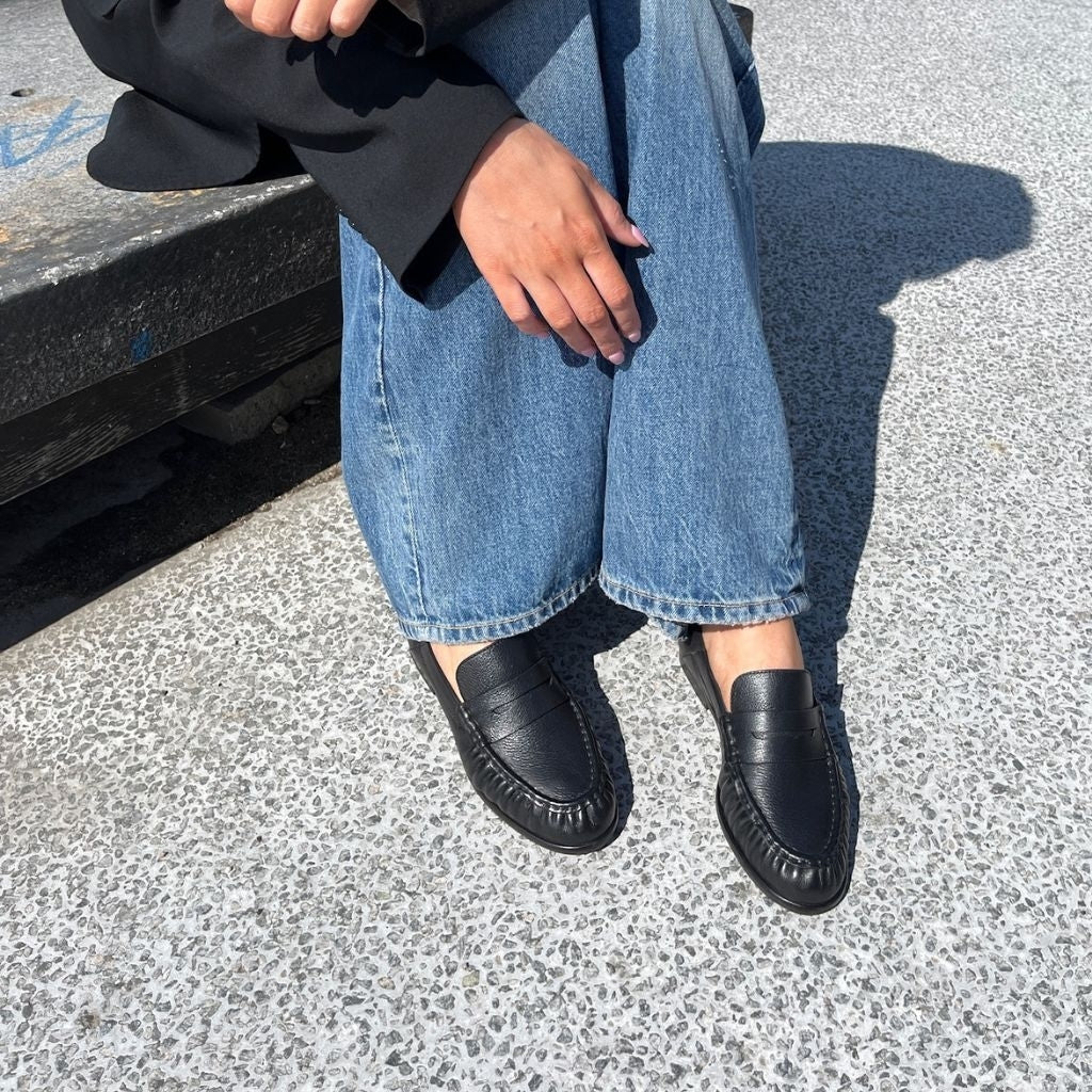 COPENHAGEN SHOES PARIS AND ME PLAIN Loafers 0001 BLACK