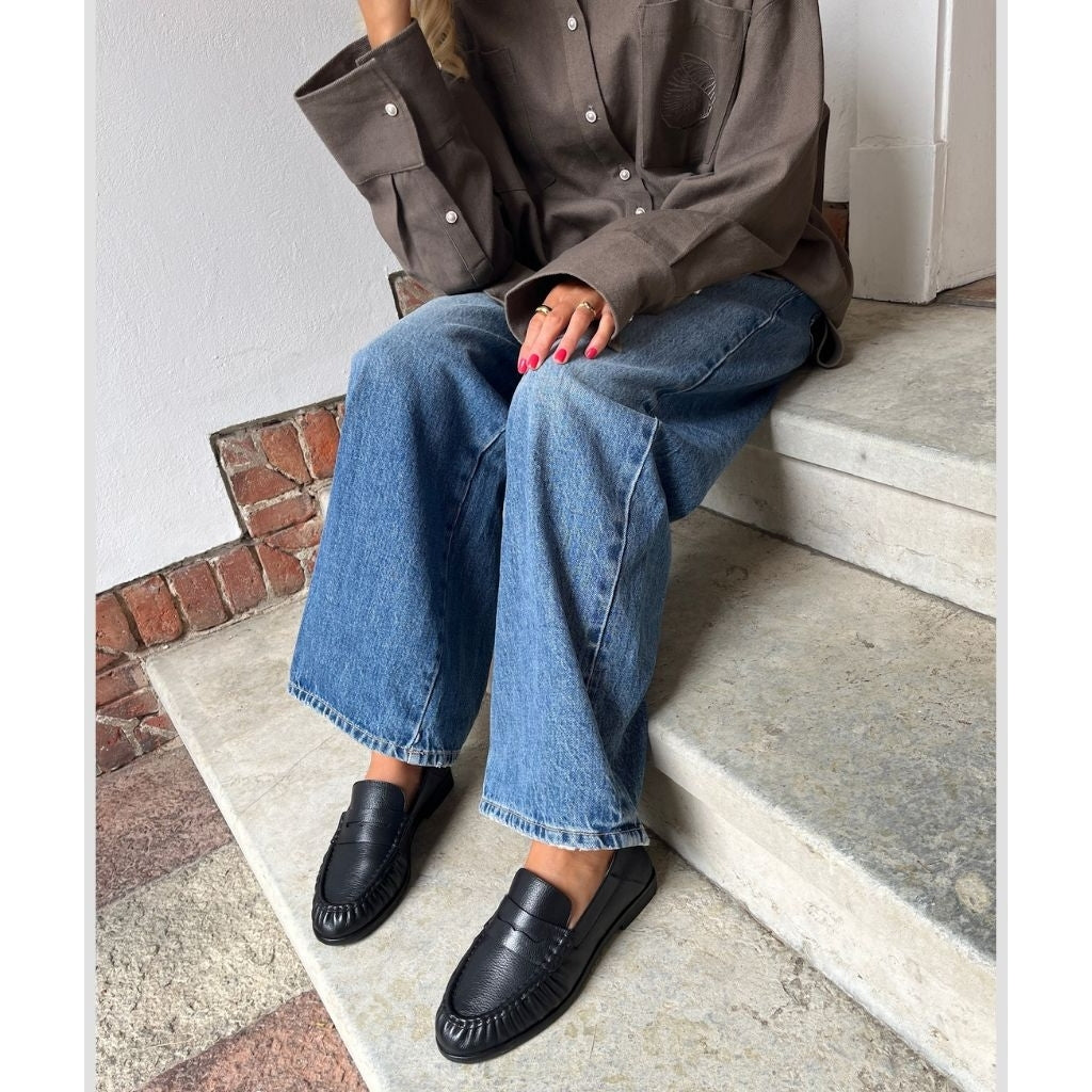 COPENHAGEN SHOES PARIS AND ME PLAIN Loafers 0001 BLACK