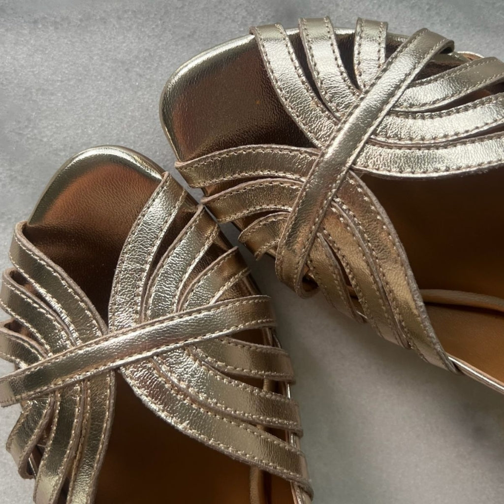 COPENHAGEN SHOES PASSIONATE Ballerina 0051 GOLD