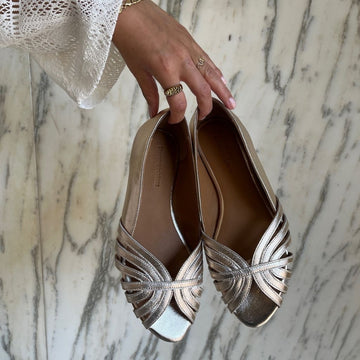 COPENHAGEN SHOES PASSIONATE Ballerina 0051 GOLD