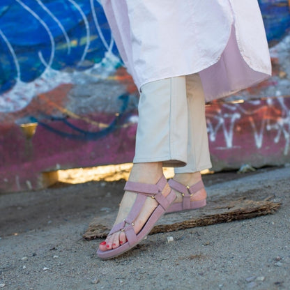 COPENHAGEN SHOES PEACE suede Sandaler 147 Rosa 