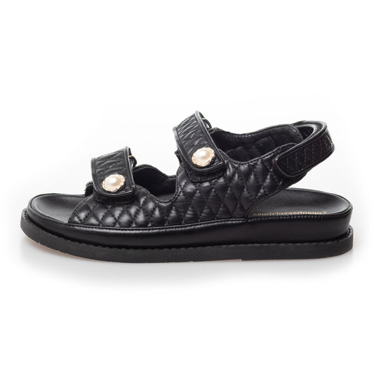 COPENHAGEN SHOES PEARL - Black Sandaler 001 Black