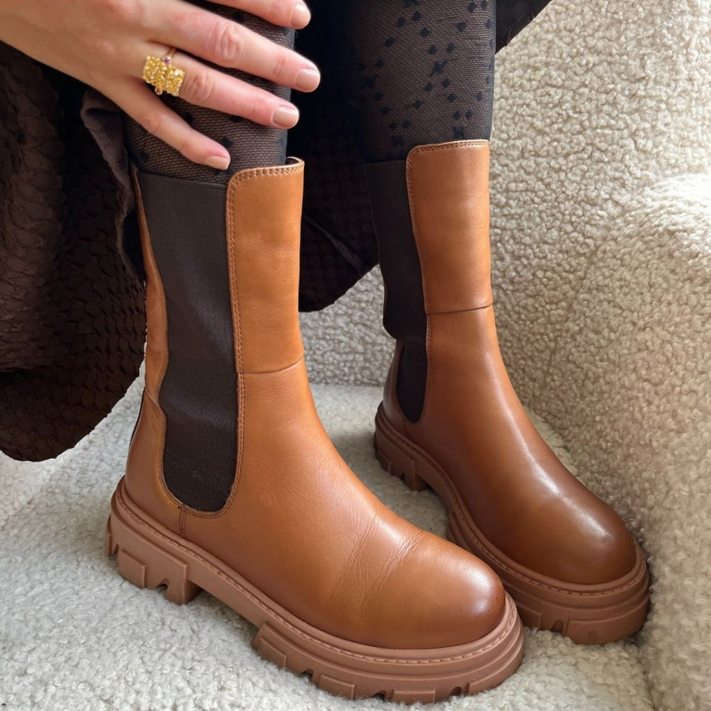 COPENHAGEN SHOES PENNY GIRL Støvler 805 Light brown