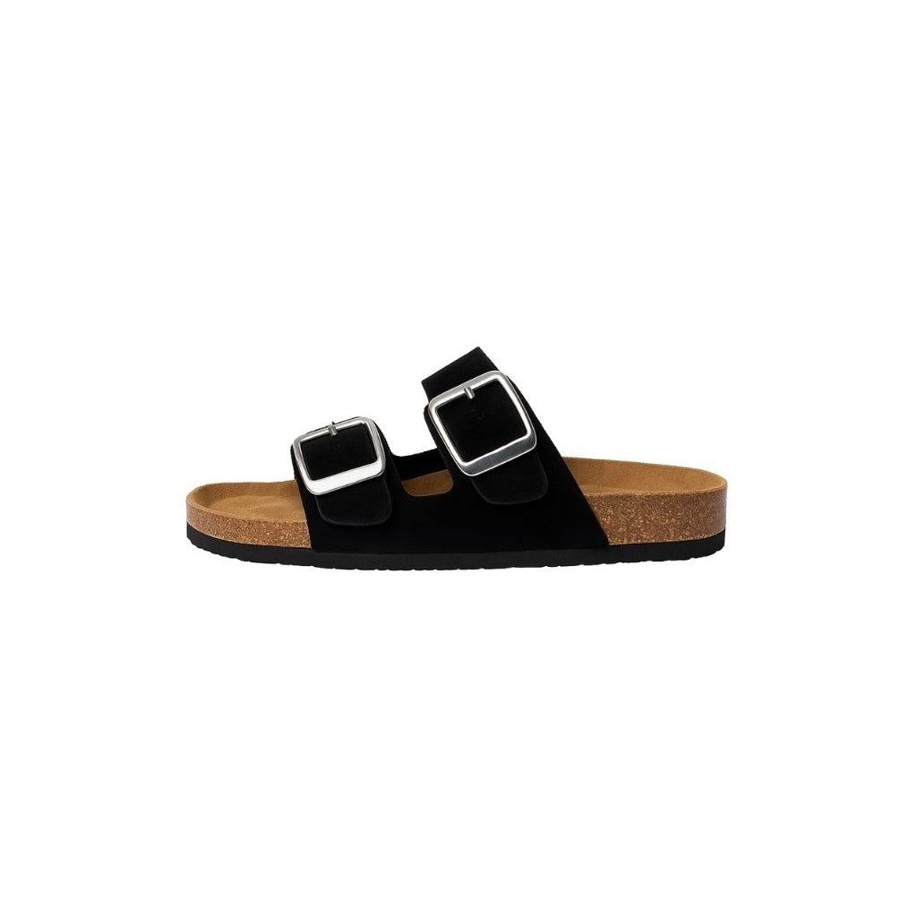 COPENHAGEN SHOES PIXI Suede Slippers 001 Black