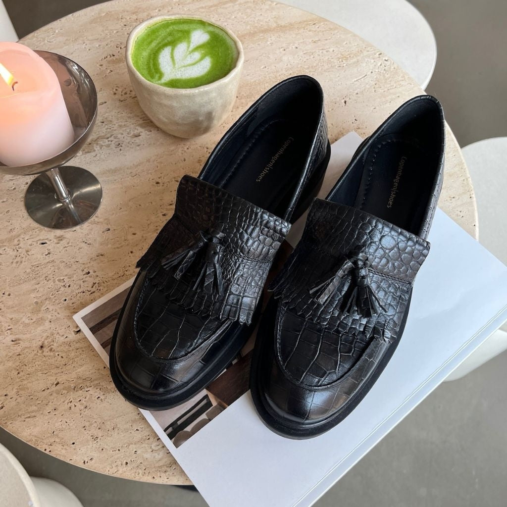 COPENHAGEN SHOES POWER WALK SHOE Loafers 2240 BLACK CR