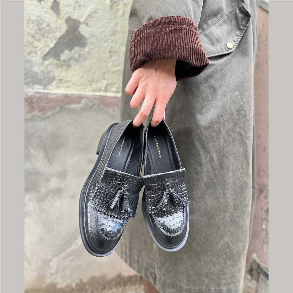 COPENHAGEN SHOES POWER WALK SHOE Loafers 2240 BLACK CR