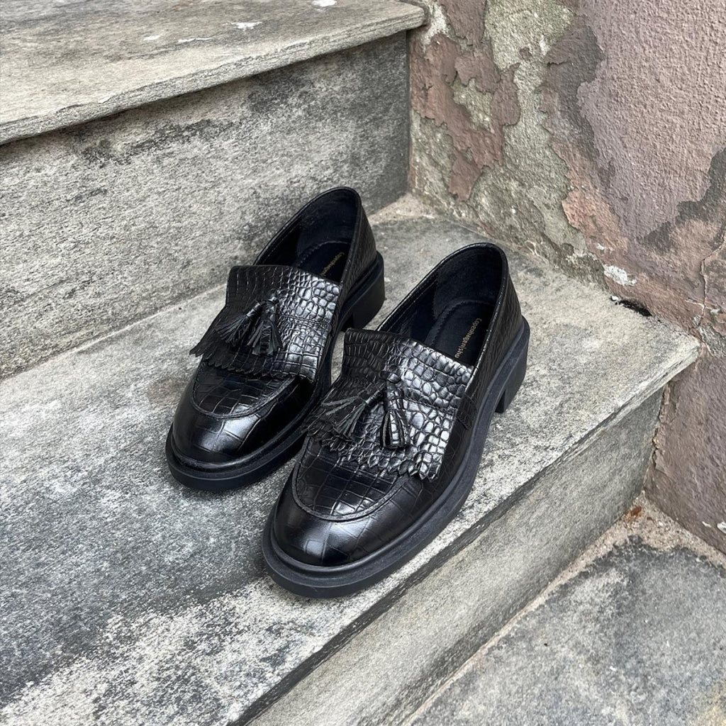 COPENHAGEN SHOES POWER WALK SHOE Loafers 2240 BLACK CR