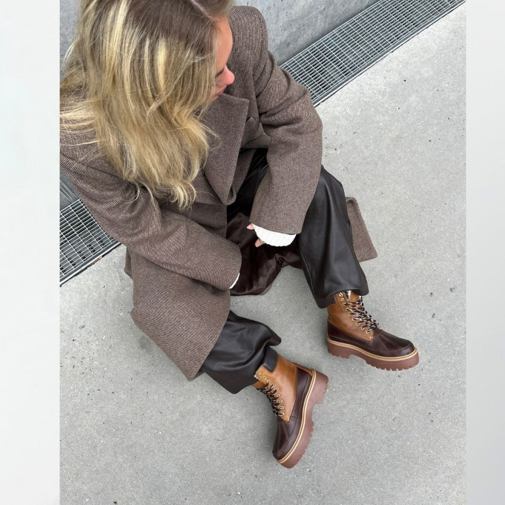 COPENHAGEN SHOES REAL MOMENTS Støvler 907 BROWN/COGNAC