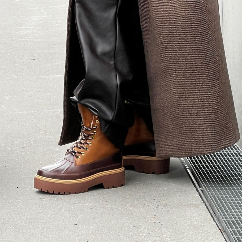 COPENHAGEN SHOES REAL MOMENTS Støvler 907 BROWN/COGNAC