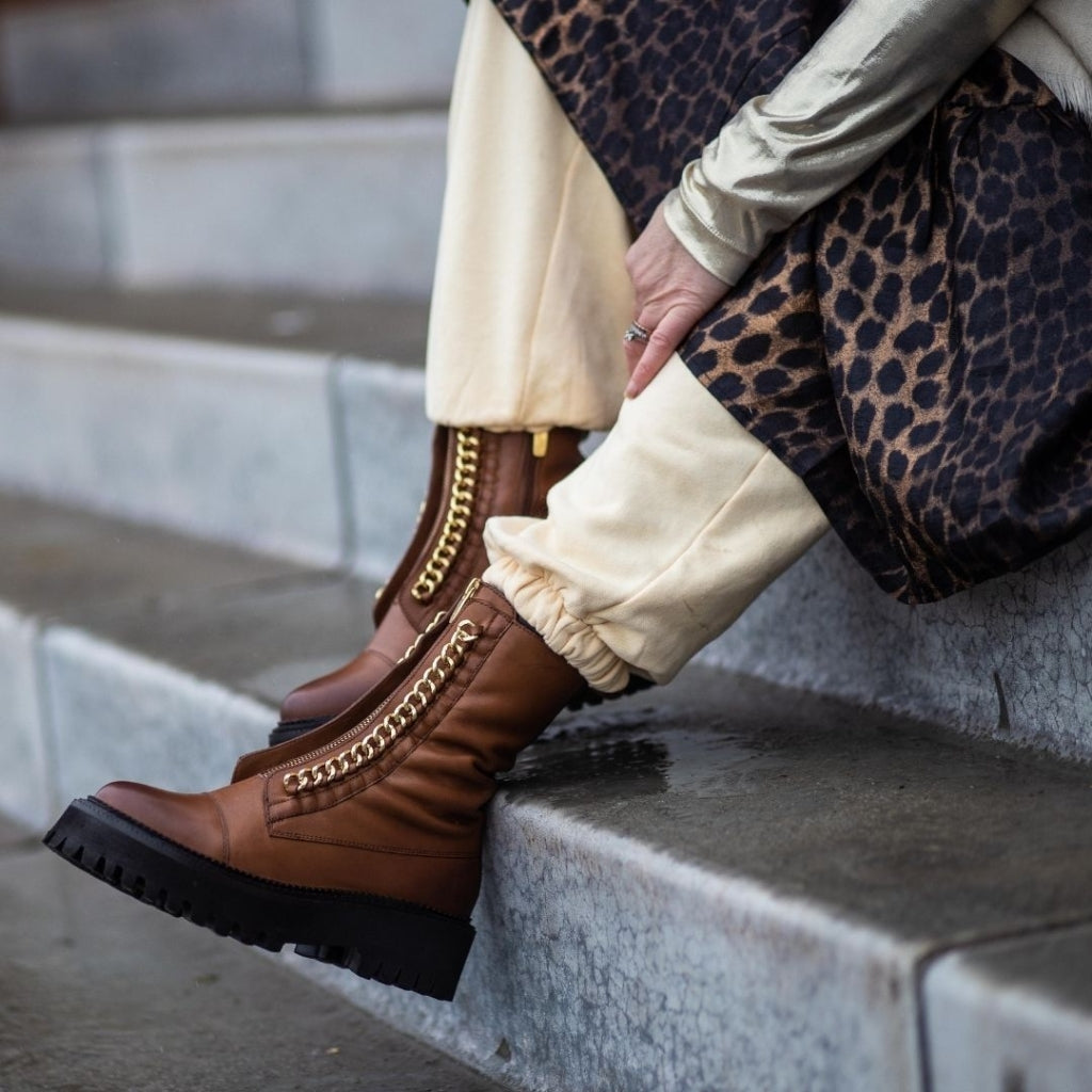 COPENHAGEN SHOES ROCK & ROLL Støvler 112 Cognac